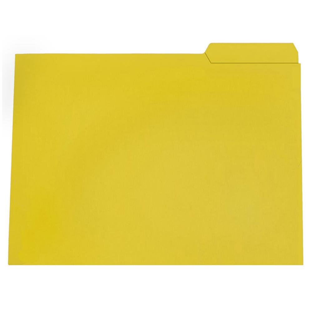 Subcarpeta Folio GIO Pestaña Derecha 250g Amarillo