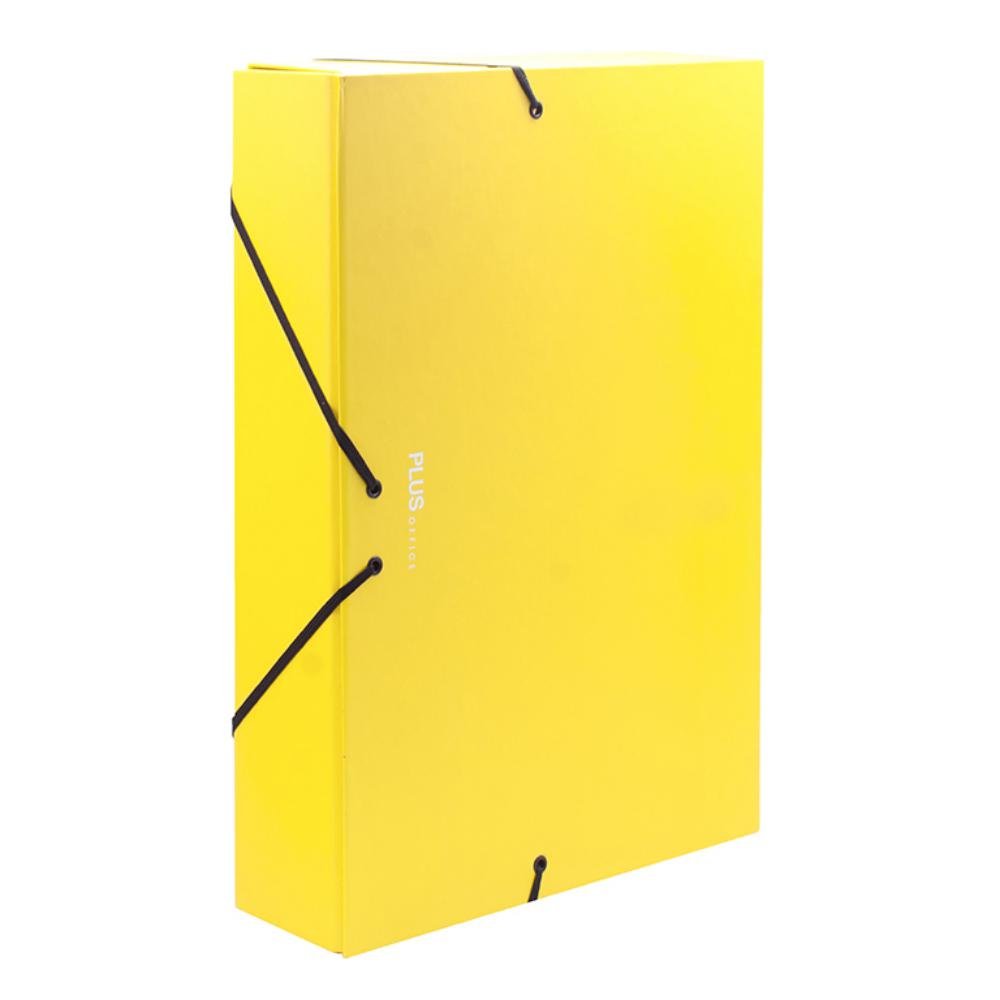 Carpeta Proyecto Cartón Lomo 70 mm Mate Amarillo
