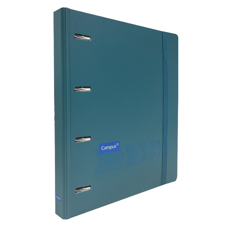 Carpeta Ringbook Campus University 4 Anillas + Recambio Azul