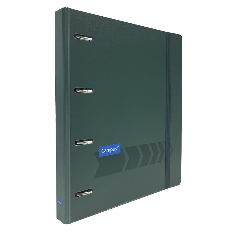 Carpeta Ringbook Campus University 4 Anillas + Recambio Dark Cyan