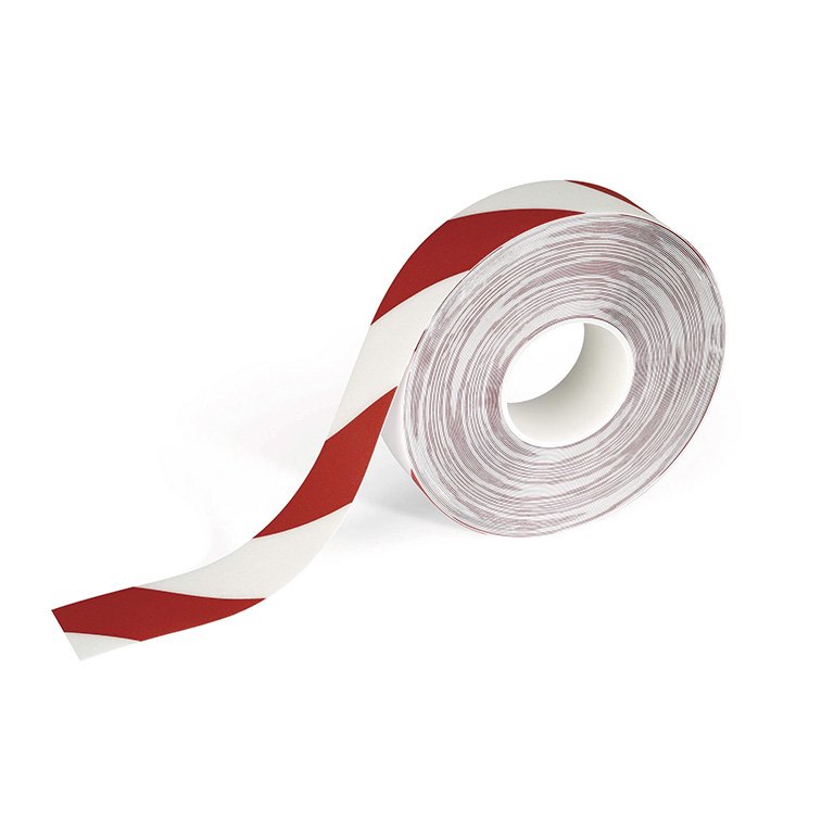 Cinta Marcación Suelo Durable Duraline 50/07 Rojo y Blanco