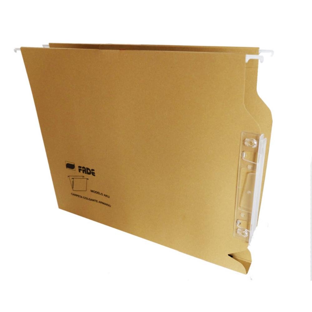 Carpeta Colgante A4 Fade Aku para Armario Lomo U 20mm Kraft 220g