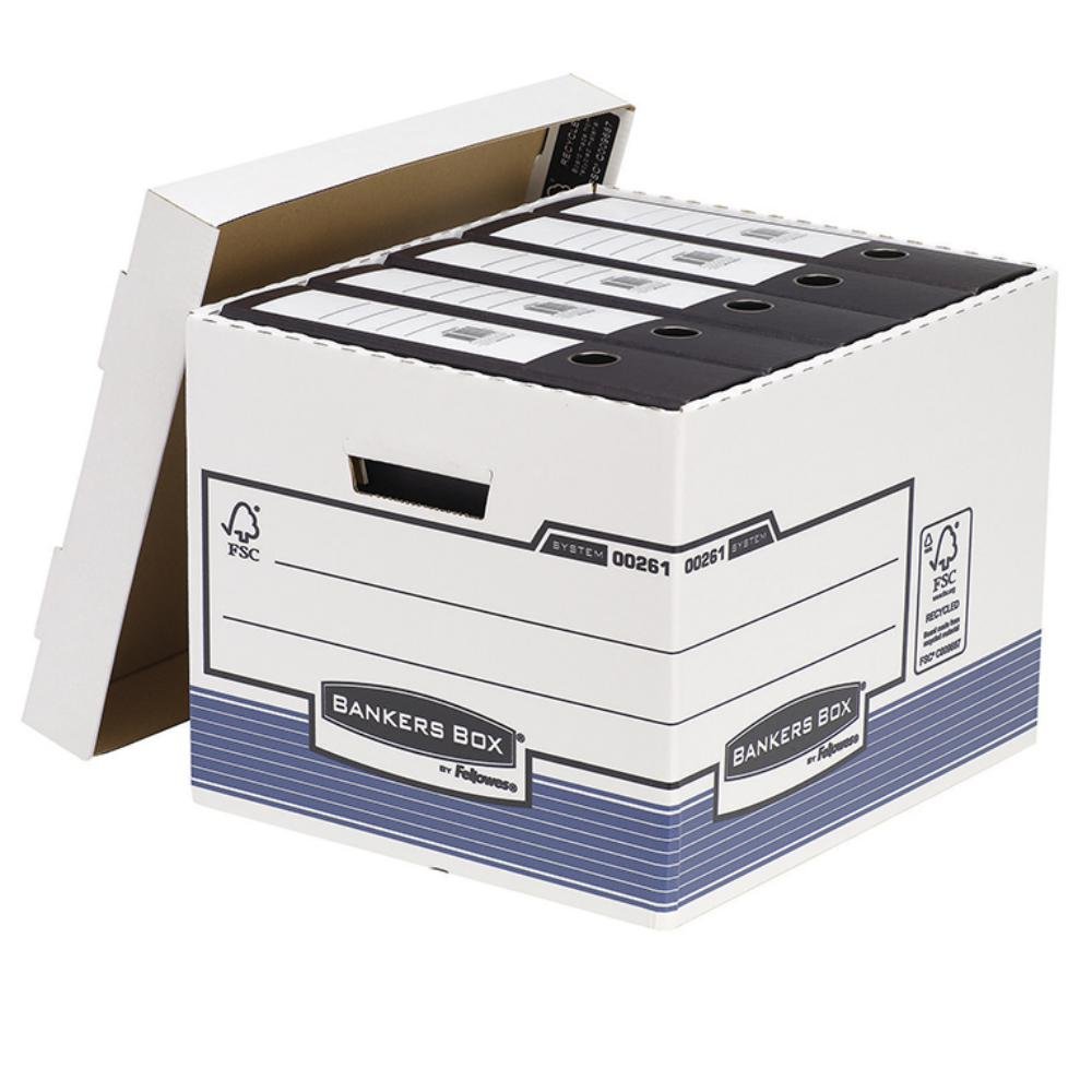 Contenedor Archivo Definitivo A4 Fellowes Tapa Extraíble