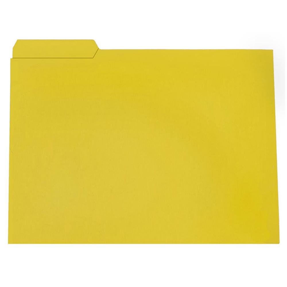 Subcarpeta Cartulina Folio GIO Pestaña Izquierda 250g Amarillo