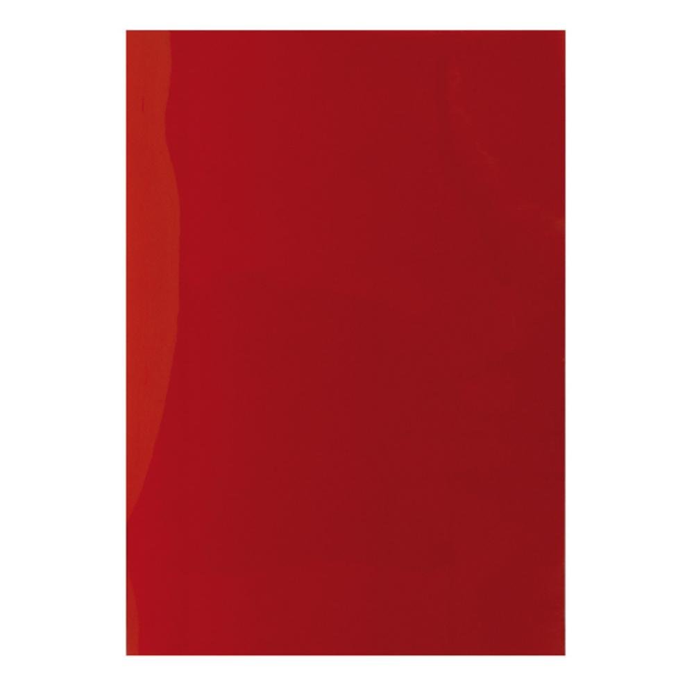 Cubierta Encuadernar Plus Office A4 PVC Traslúcido Rojo 150 Micras 100 ud.