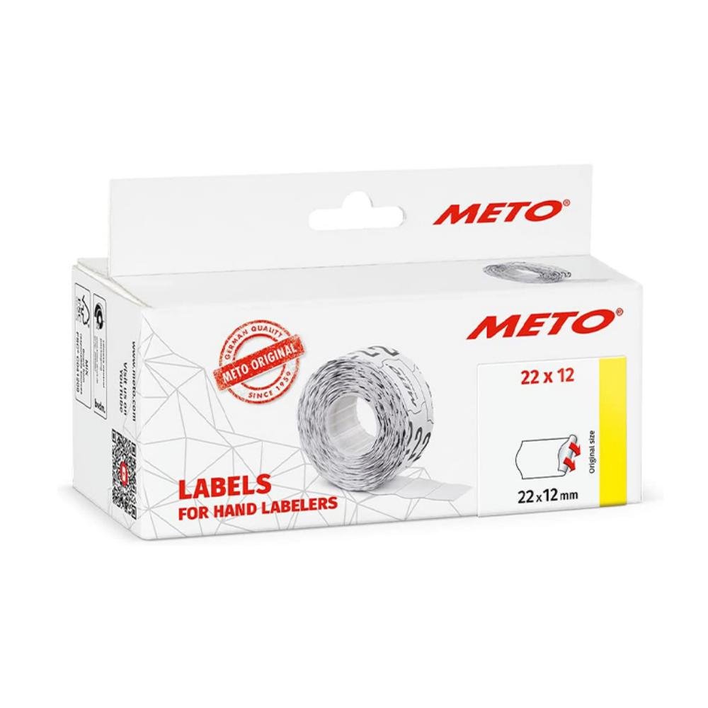 Etiqueta Permanente Meto Blanco 22 x 12 mm