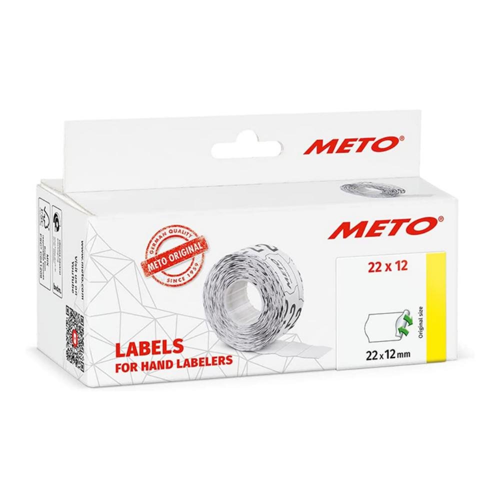 Etiqueta Removible Meto Blanco 22 x 12 mm