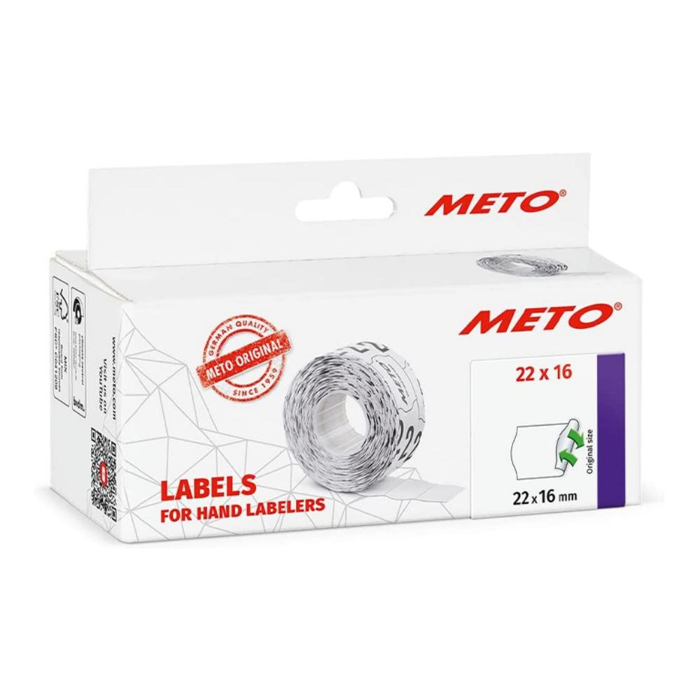 Etiqueta Removible Meto Blanco 22 x 16 mm