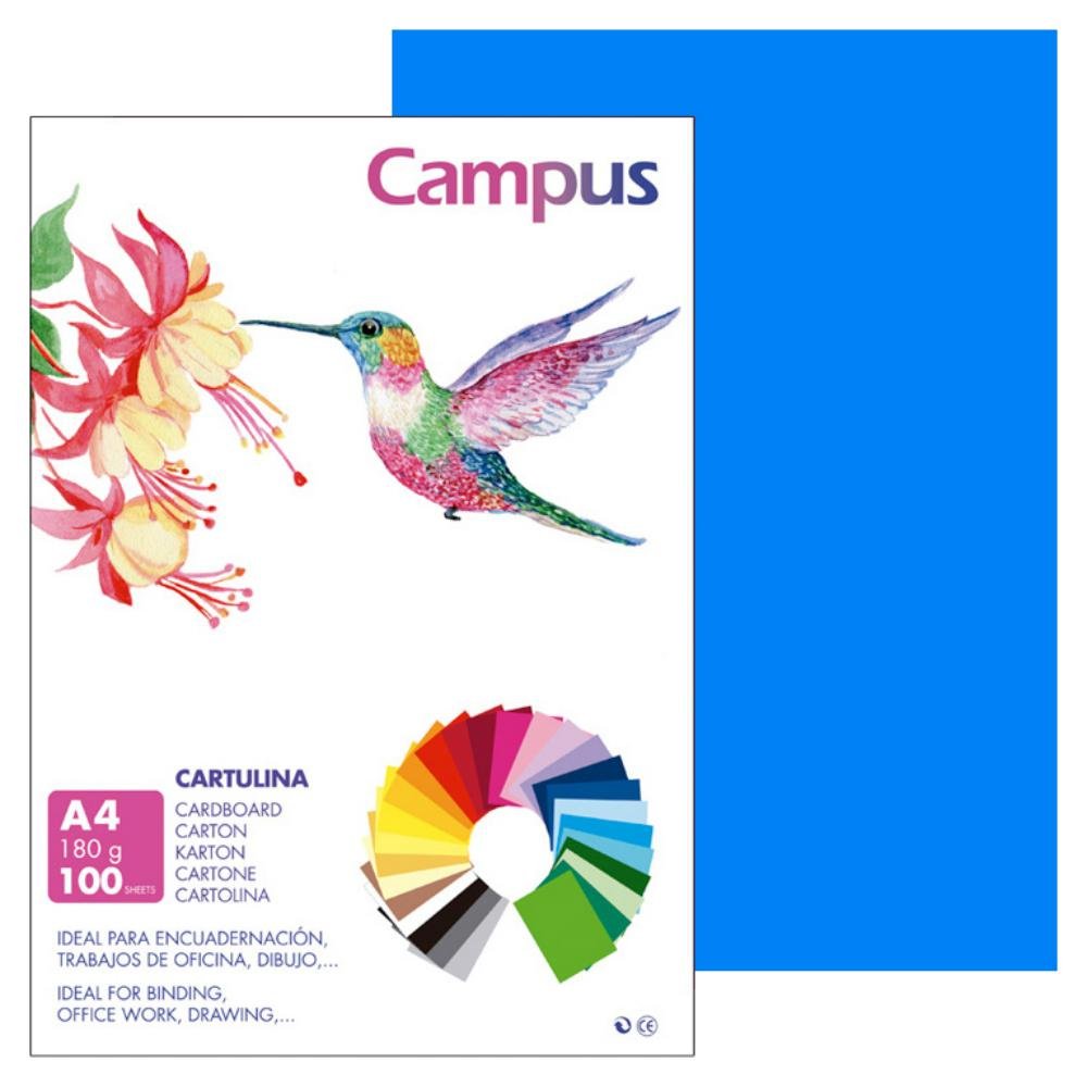 Cartulina Campus A4 180g Azul Maldivas