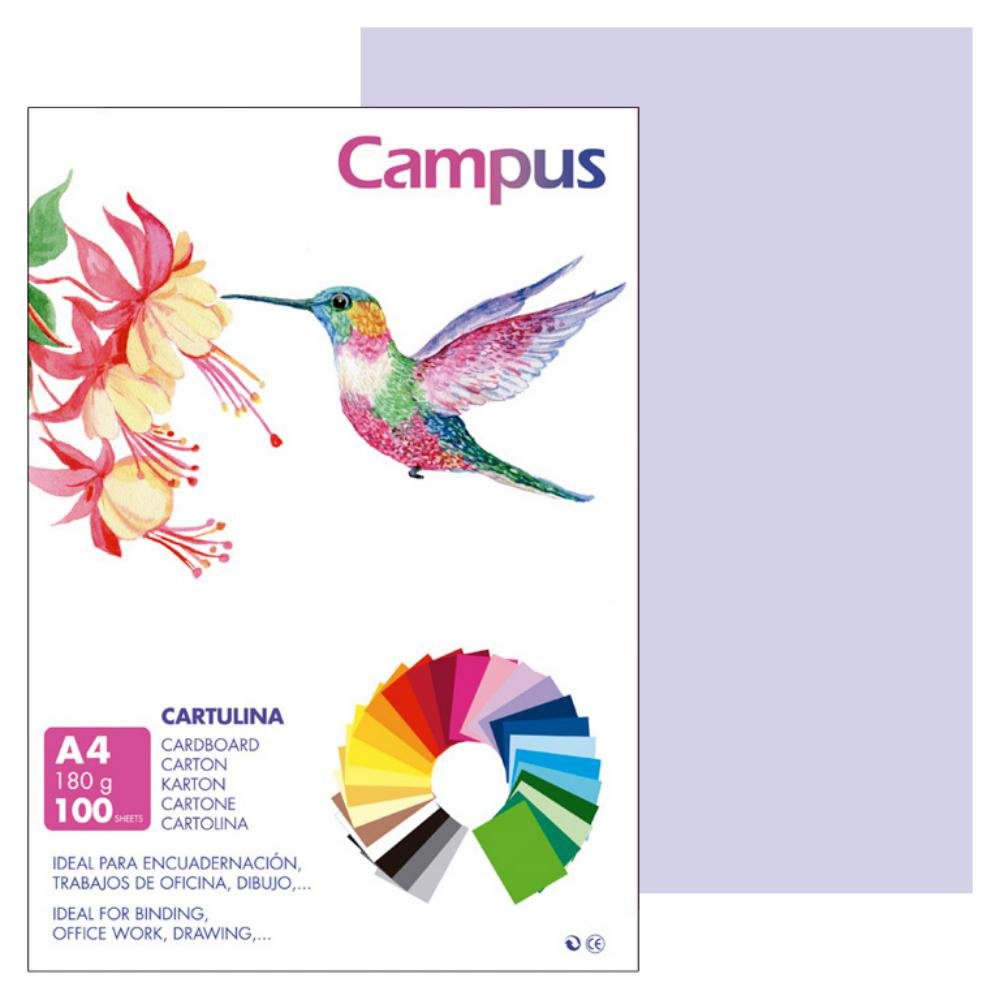 Cartulina Campus A4 180g Lila
