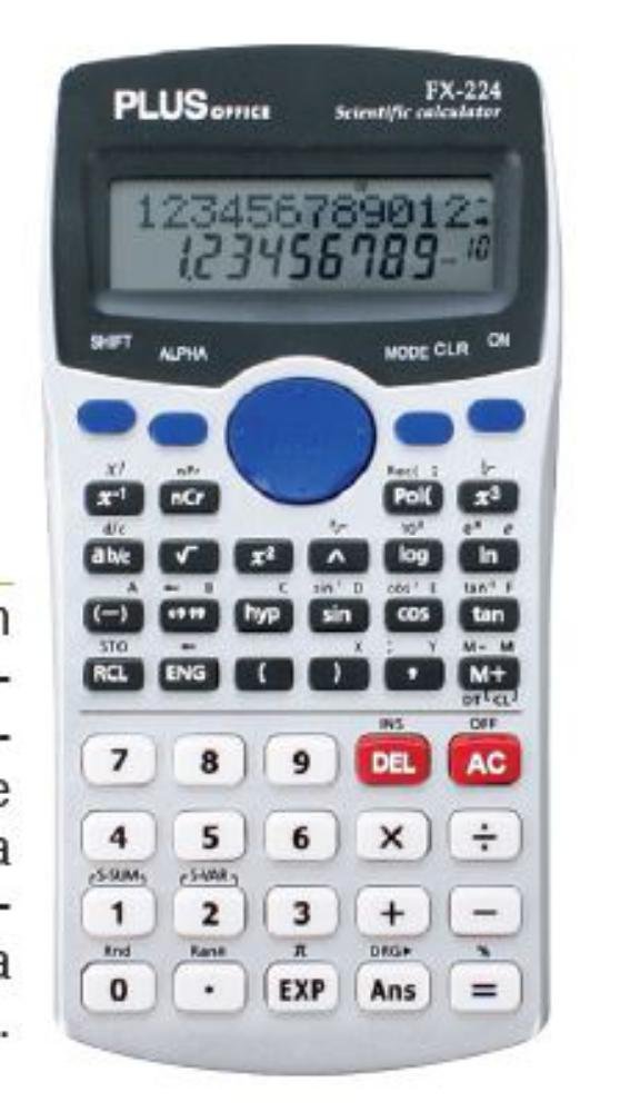 Calculadora Científica Plus Office FX 224