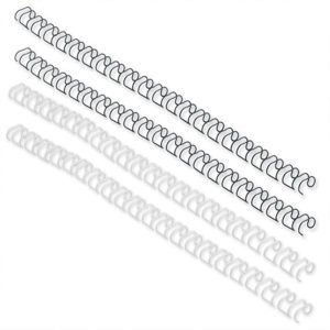 Canutillo Metálico Wire-O 12 mm Negro 100 Hojas 100 ud.