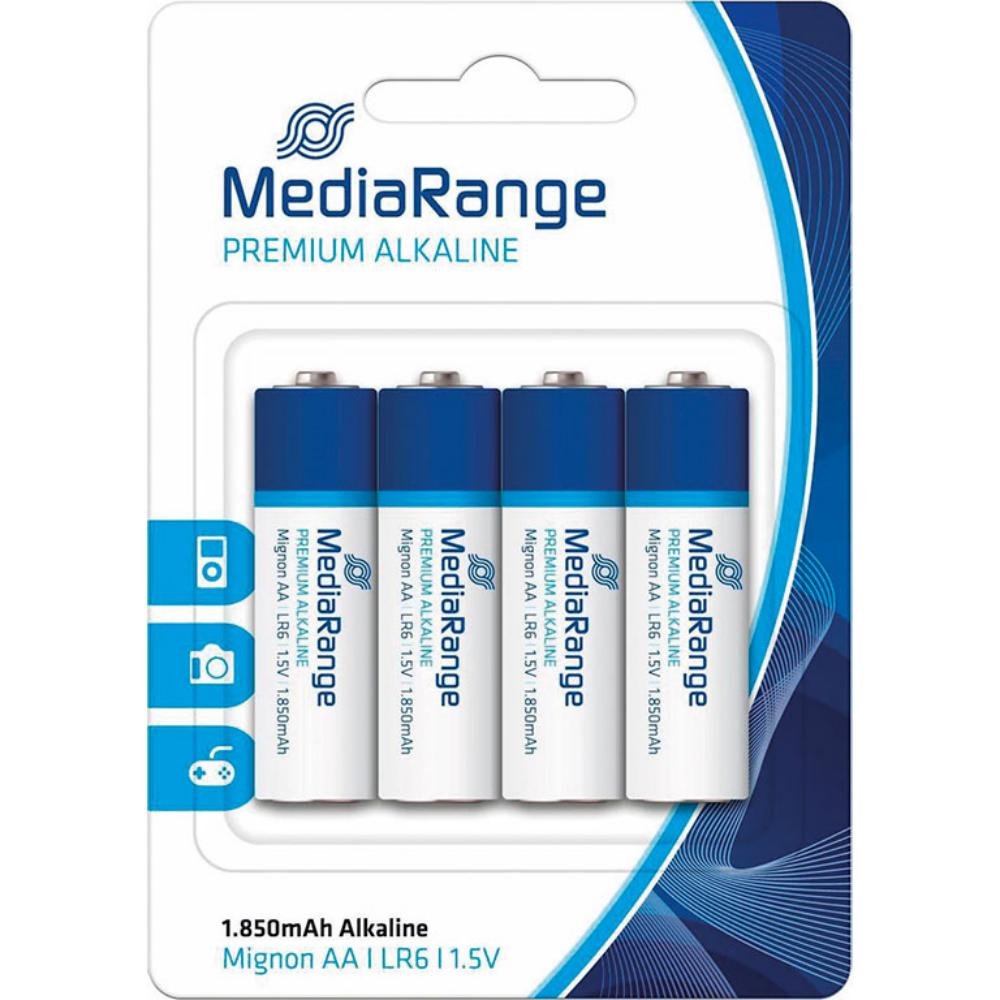 Pilas MediaRange Tipo AA 4 ud.