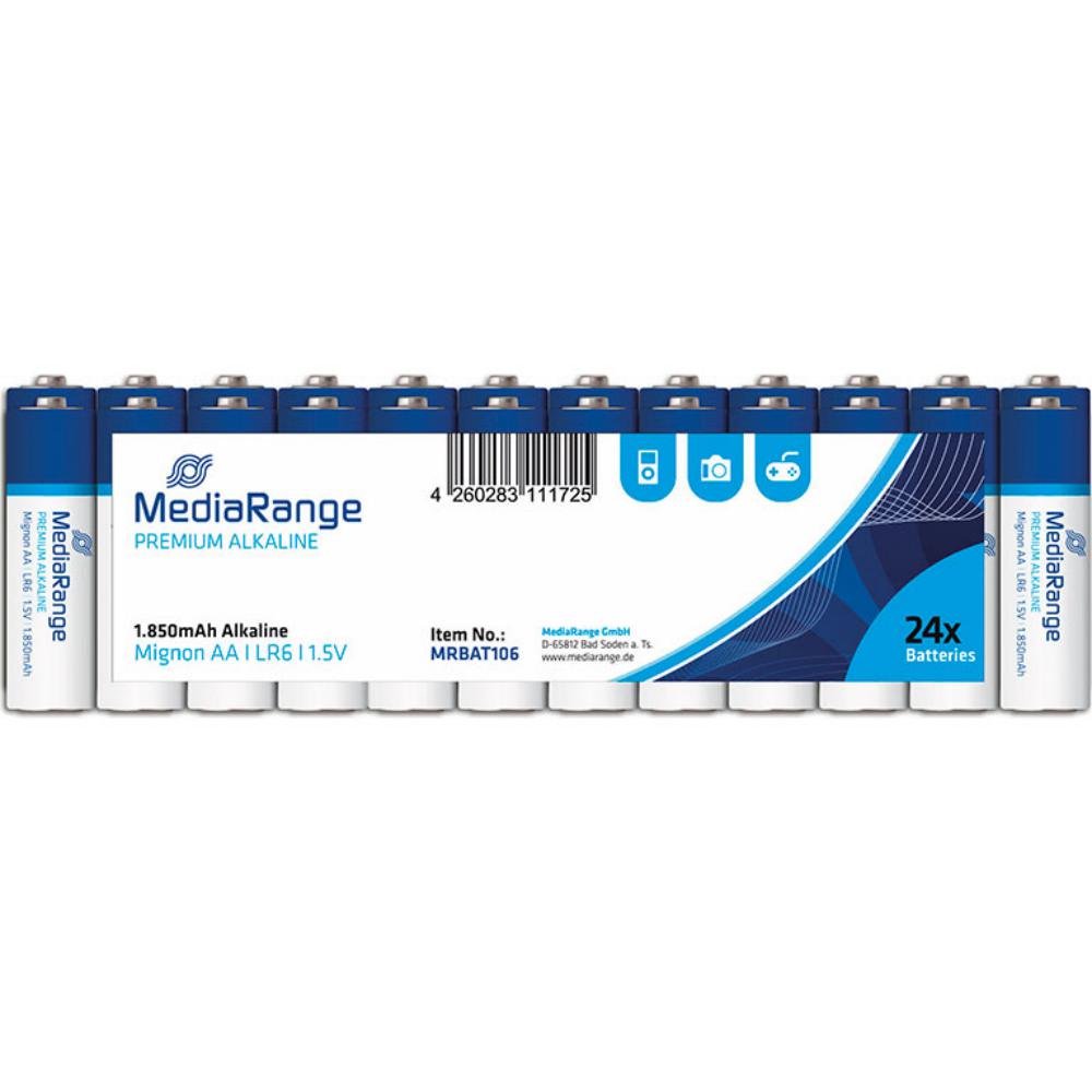 Pilas MediaRange Tipo AA 24 ud.