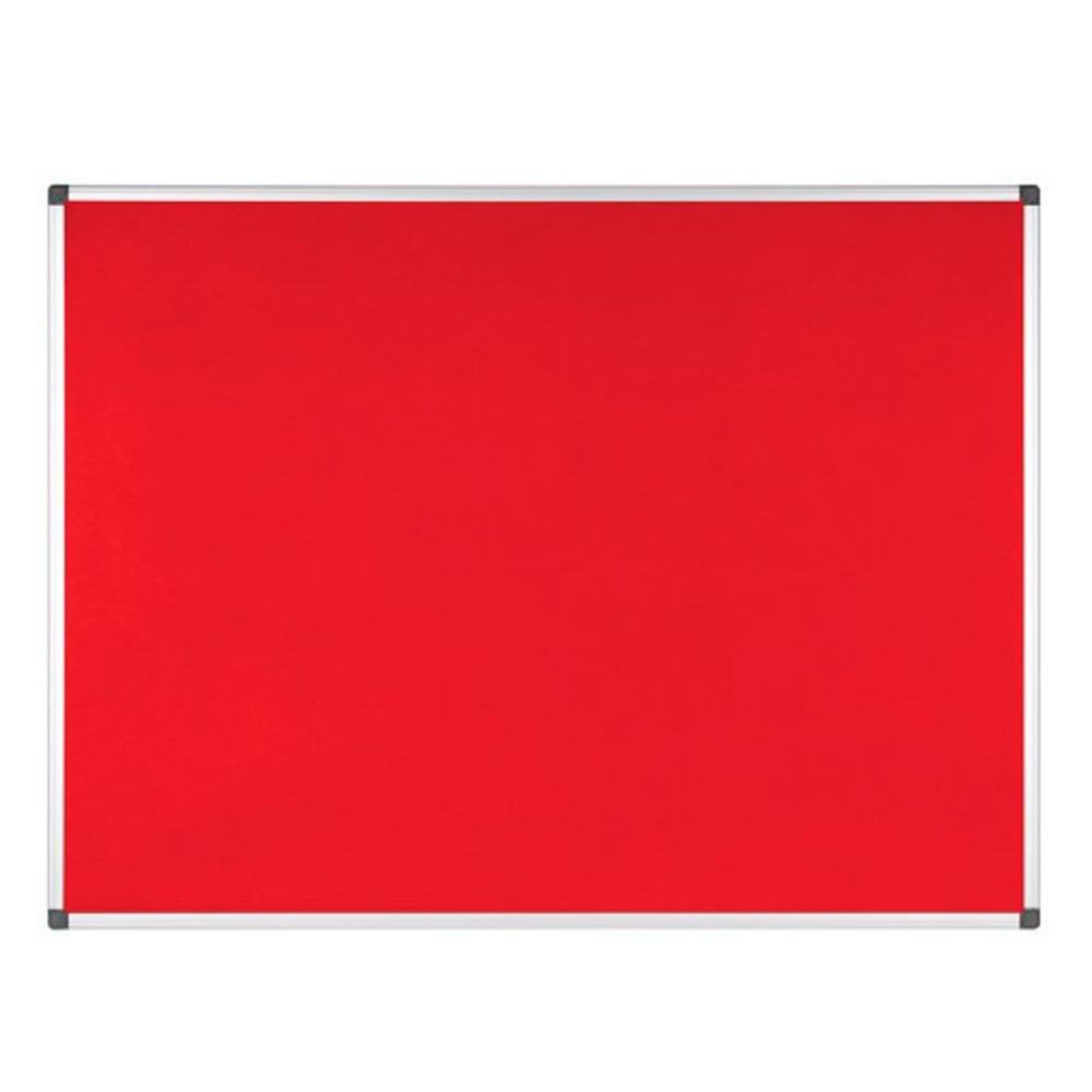 Tablero Fieltro Bi-Office Rojo 600 x 450 mm