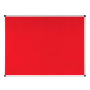 Tablero Fieltro Bi-Office Rojo 900 x 600 mm