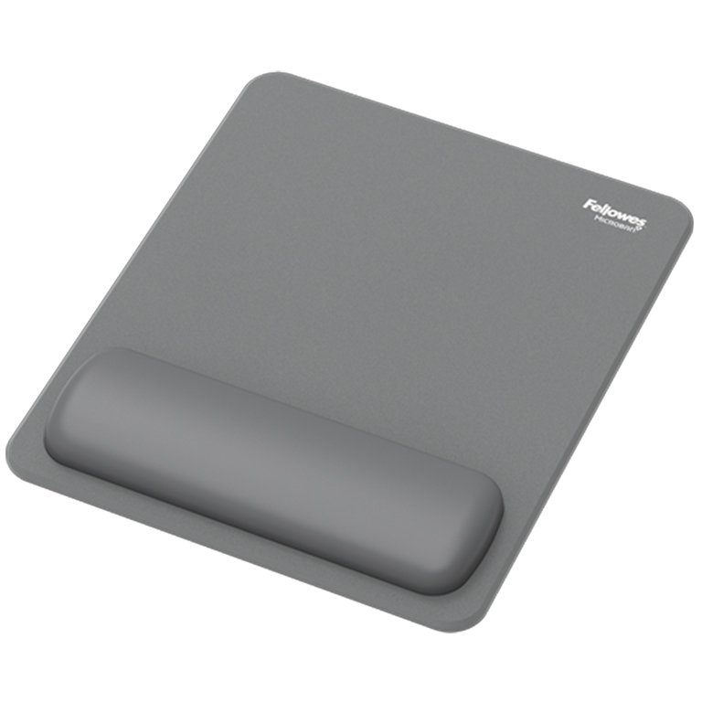 Alfombrilla con Reposamuñecas Fellowes Breyta Gris