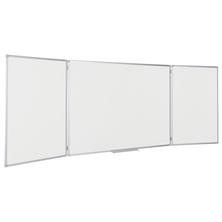 Pizarra Bi-Office Earth Trio Vitrificada Blanca Magnética 900 x 600 mm