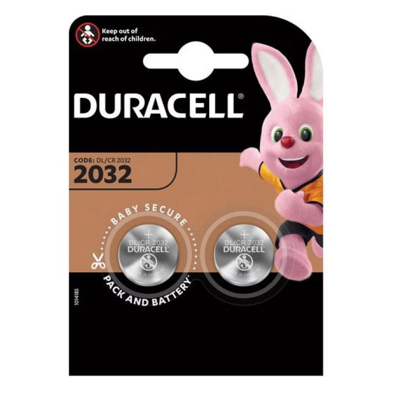 Pilas Duracell Alcalina Botón C2032 2 ud.