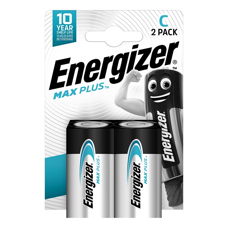 Pilas Energizer Alcalinas Max Plus C 2 ud.