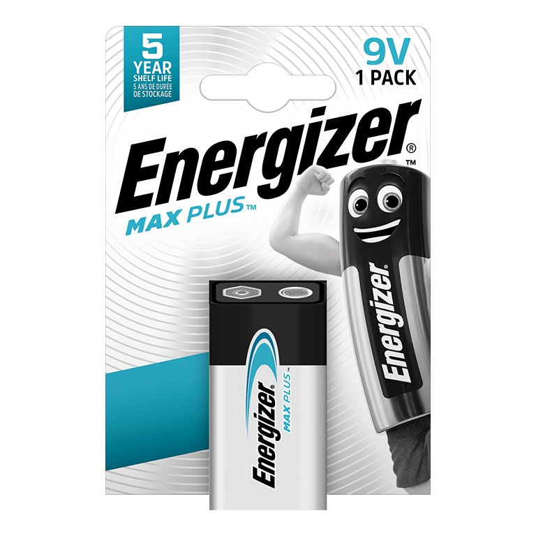 Pilas Energizer Alcalinas Max Plus 9V 1 ud.