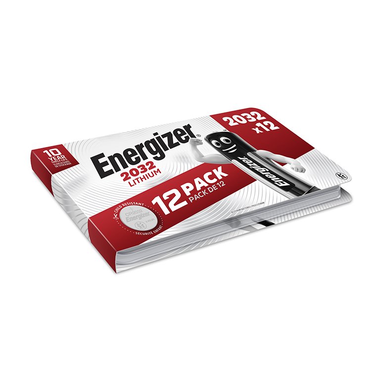 Pilas Energizer Botón CR2032-3V 12 ud.