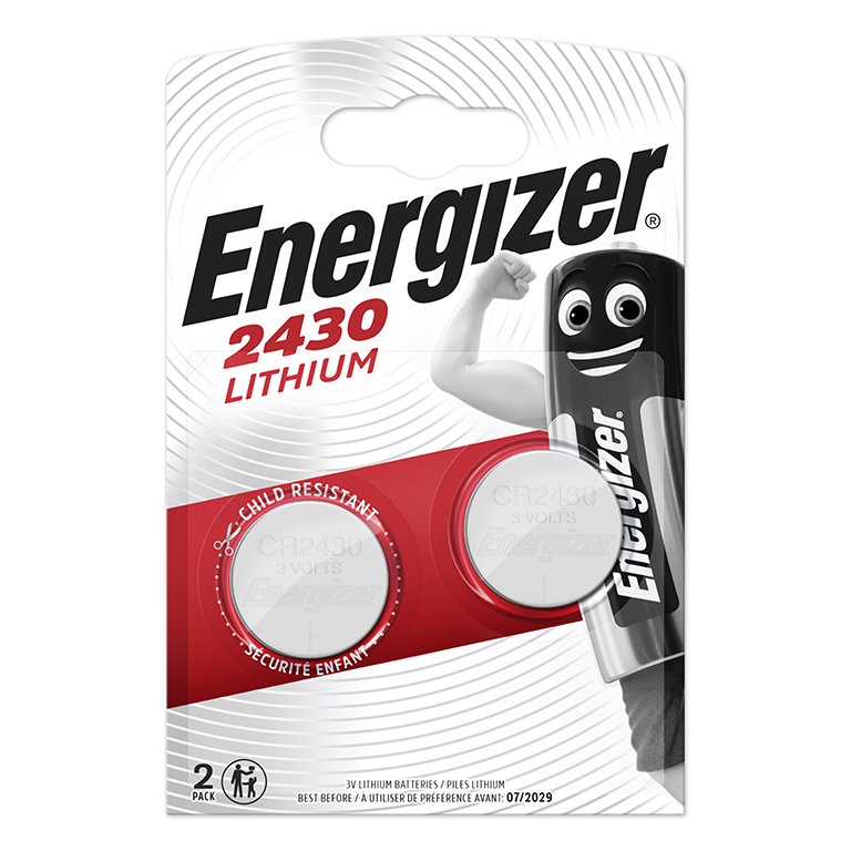 Pilas Energizer Botón CR2430-3V 2 ud.