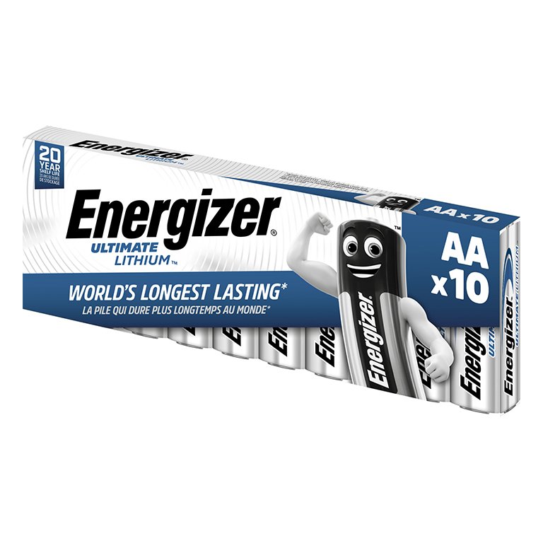 Pilas Energizer Ultimate Lithium AA 10 ud.