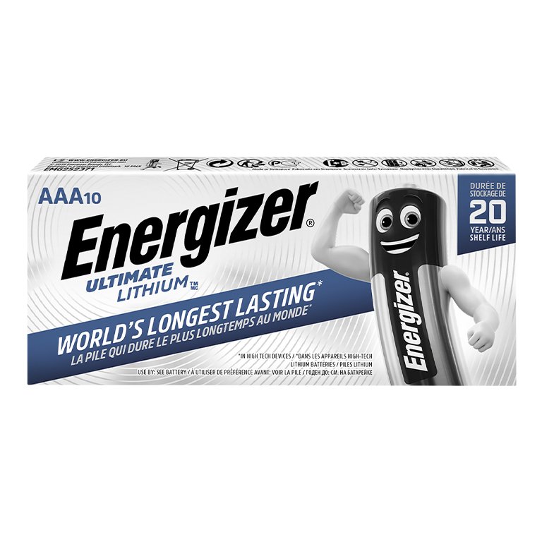 Pilas Energizer Ultimate Lithium AAA 10 ud.