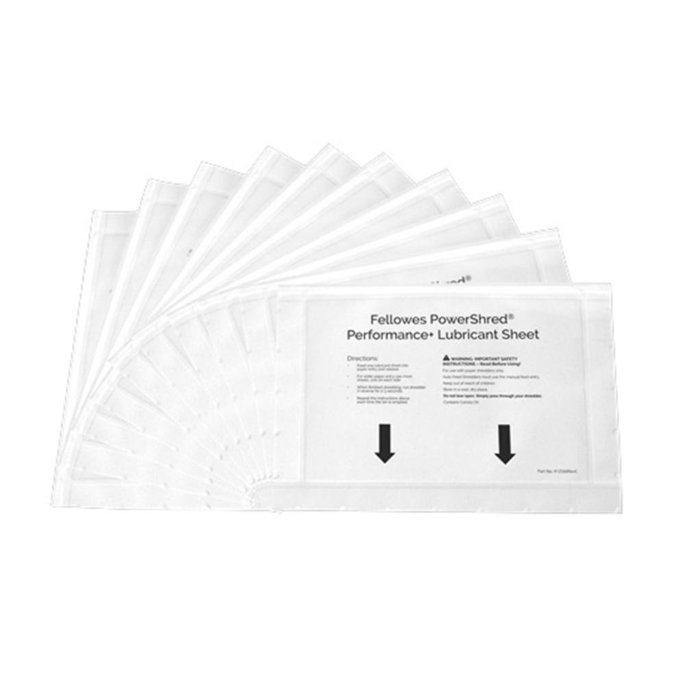 Hojas Lubricantes Fellowes Pack 10 ud.