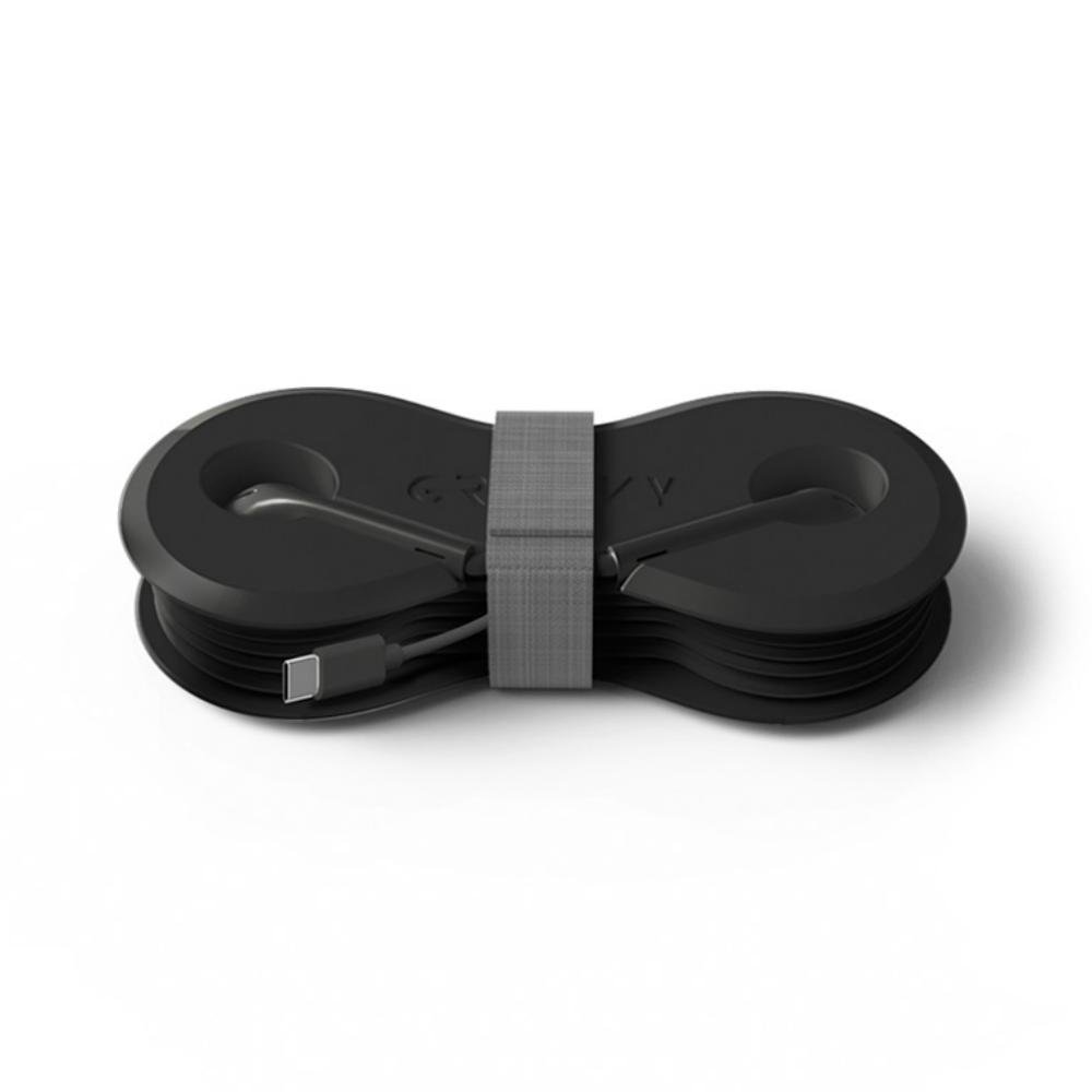 Auriculares + Enrollador Groovy Clásico Type - C