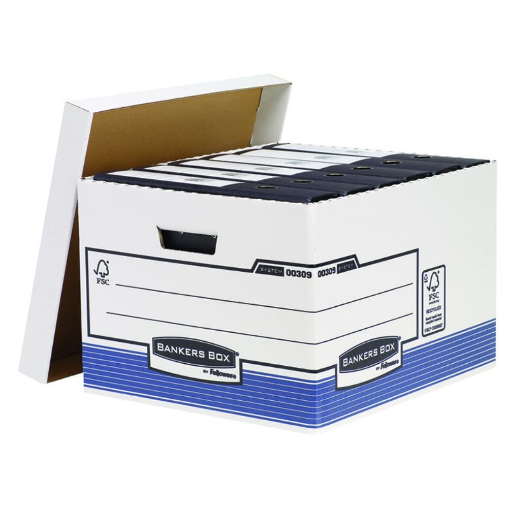 Contenedor Archivo Definitivo Folio Fellowes Tapa Extraíble