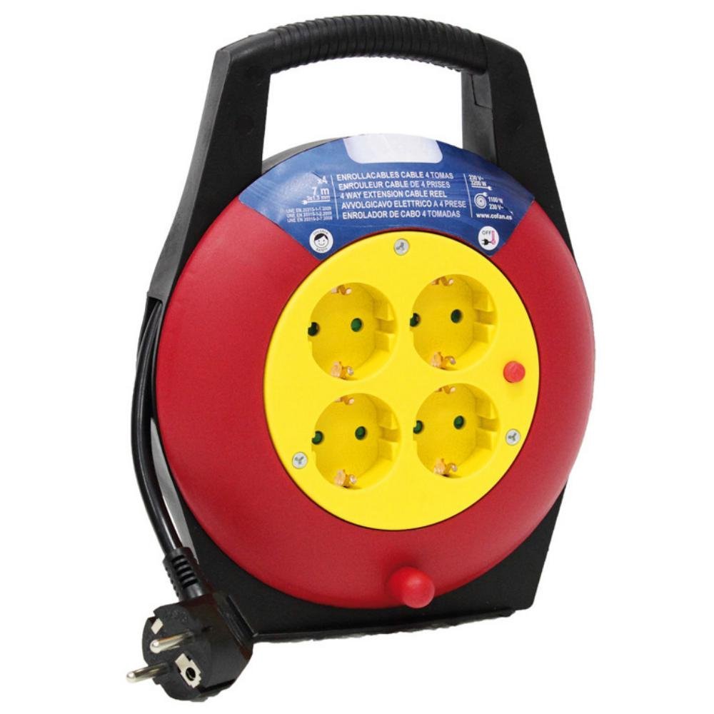 Alargador Cable 4 Tomas 7 m