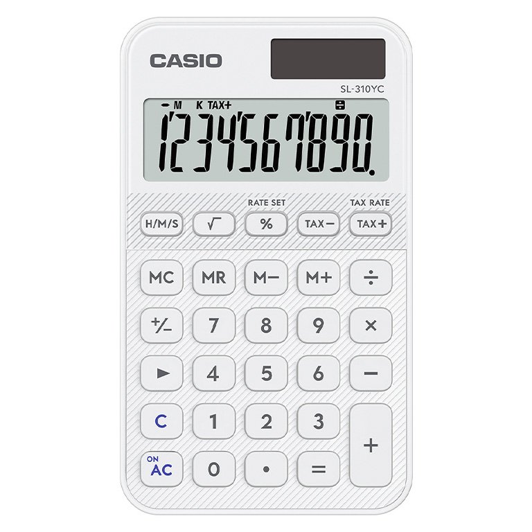 Calculadora de Bolsillo Casio SL-310 YC Blanco