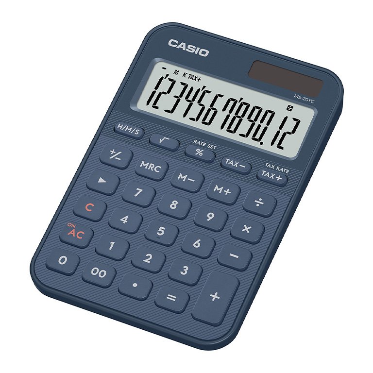 Calculadora Casio MS 20 YC Azul