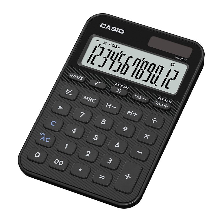 Calculadora Casio MS 20 YC Negro
