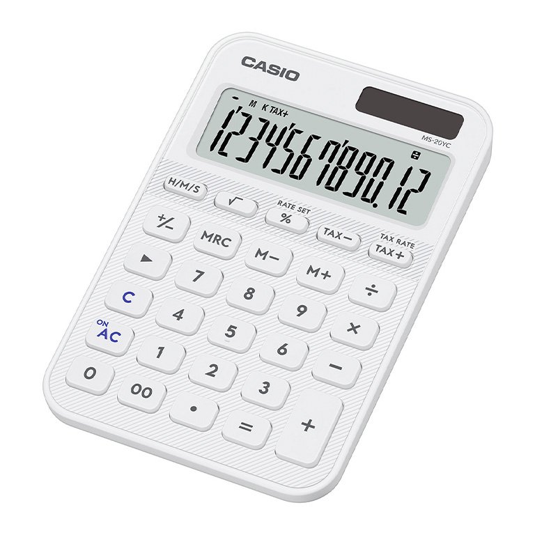 Calculadora Casio MS 20 Blanca