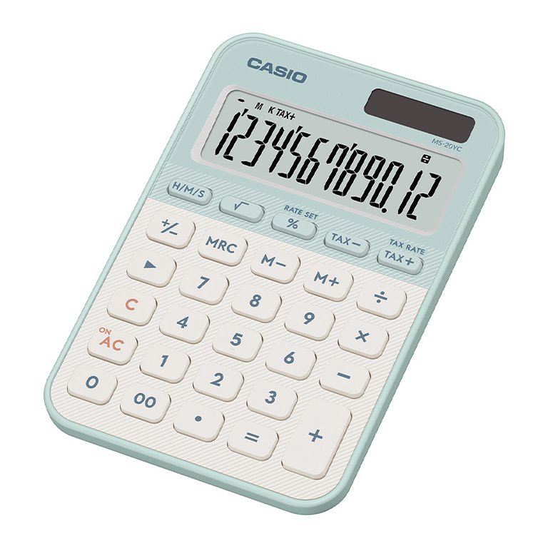 Calculadora Casio MS 20 YC Verde