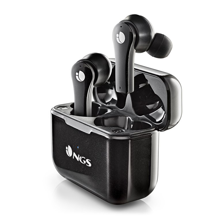 Auriculares NGS Artica Bloom Inalámbricos Negros