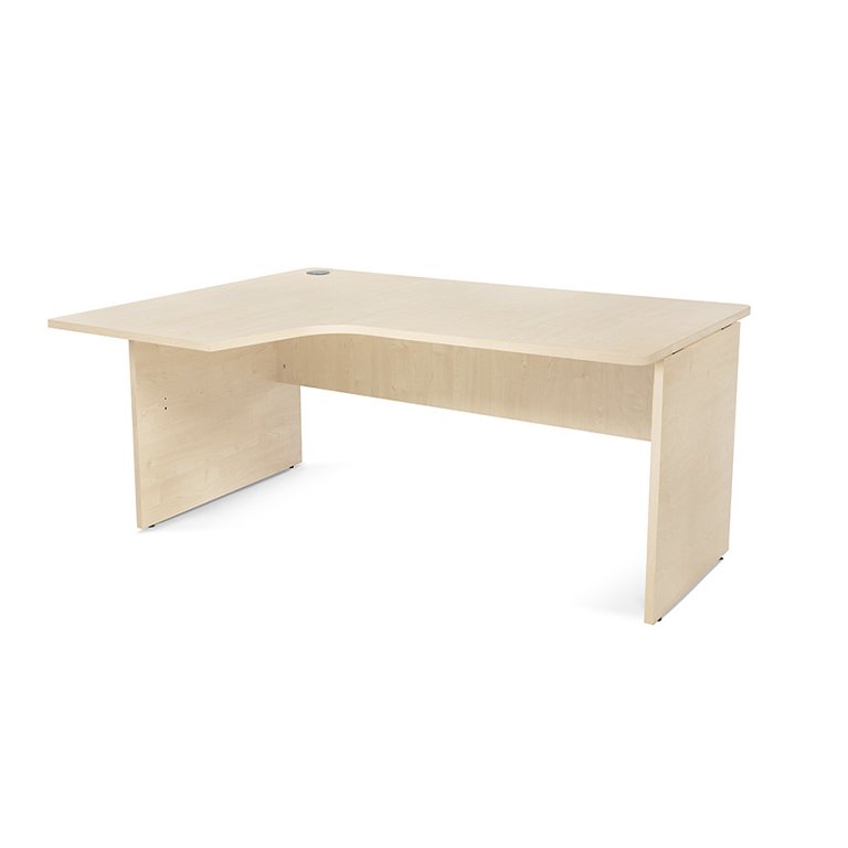 Mesa Rocada Línea Work L a la Izquierda 160 x 120 x 80 cm Haya/Haya