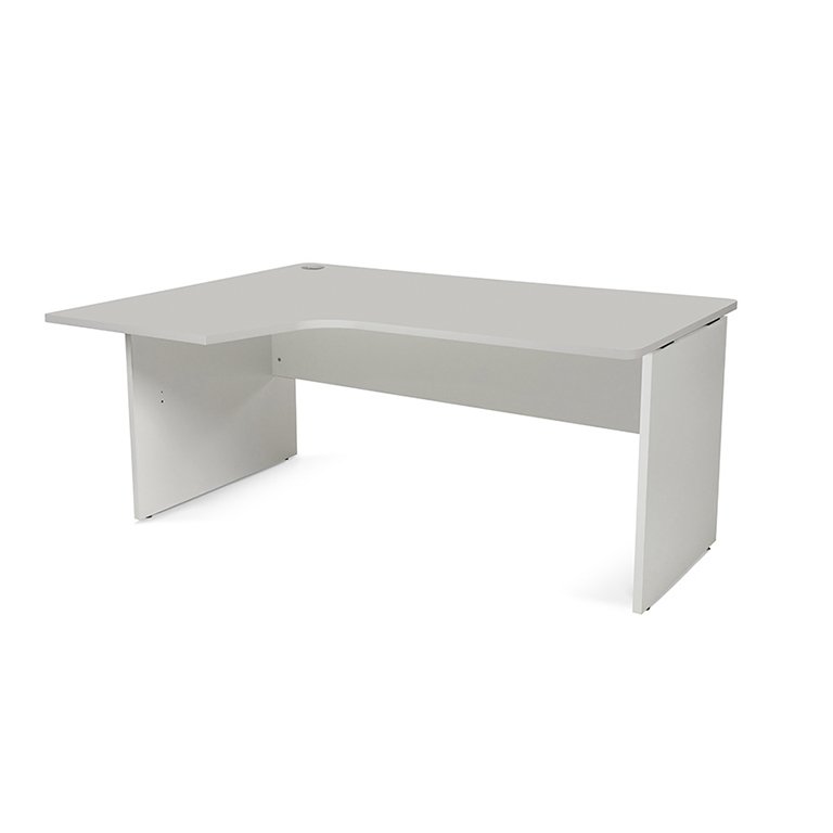 Mesa Rocada Línea Work L a la Izquierda 160 x 120 x 80 cm Aluminio/Gris