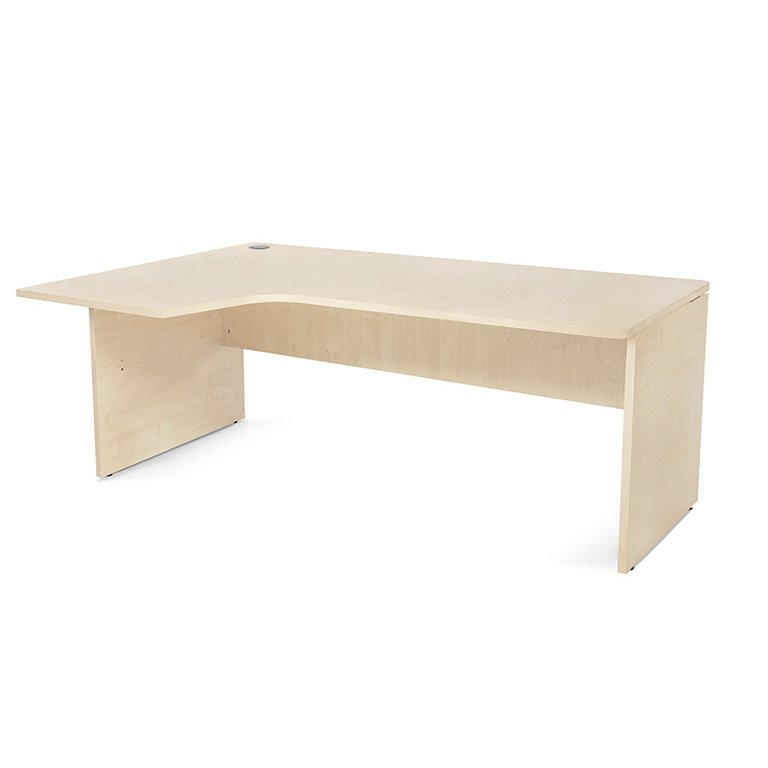Mesa Rocada Línea Work L a la Izquierda 180 x 120 x 80 cm Haya/Haya