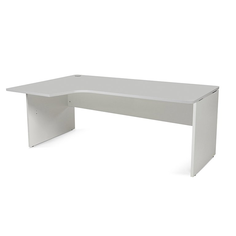Mesa Rocada Línea Work L a la Izquierda 180 x 120 x 80 cm Aluminio/Gris