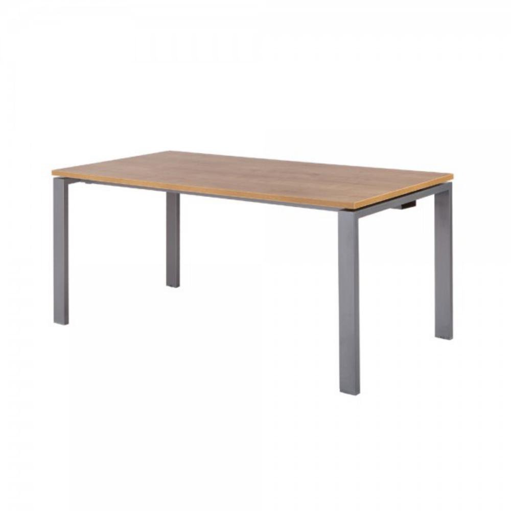 Mesa Rocada Línea Total 140 x 80 cm Aluminio / Gris