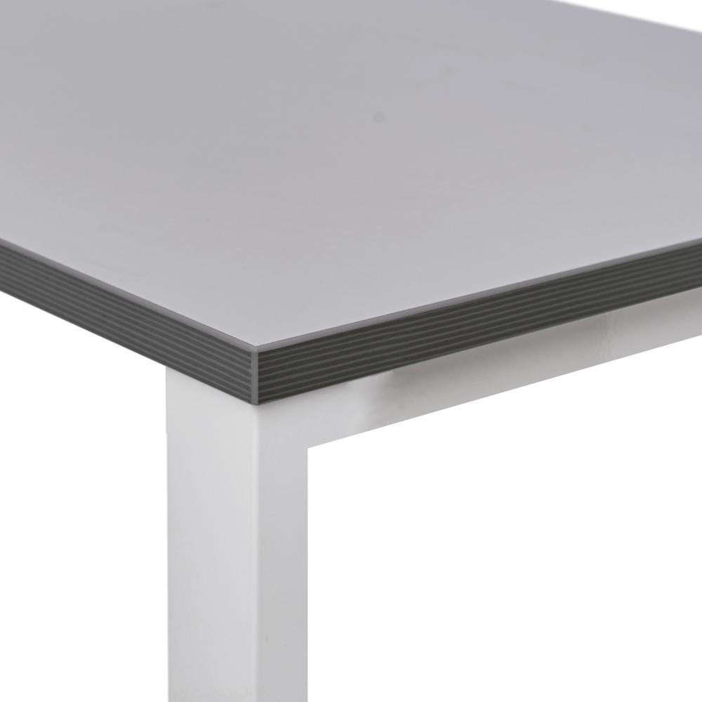 Mesa Rocada Línea Total 140 x 80 cm Blanco / Gris