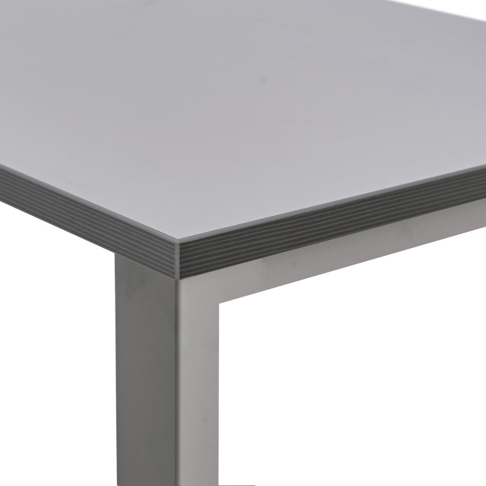 Mesa Rocada Línea Total 160 x 80 cm Aluminio / Gris
