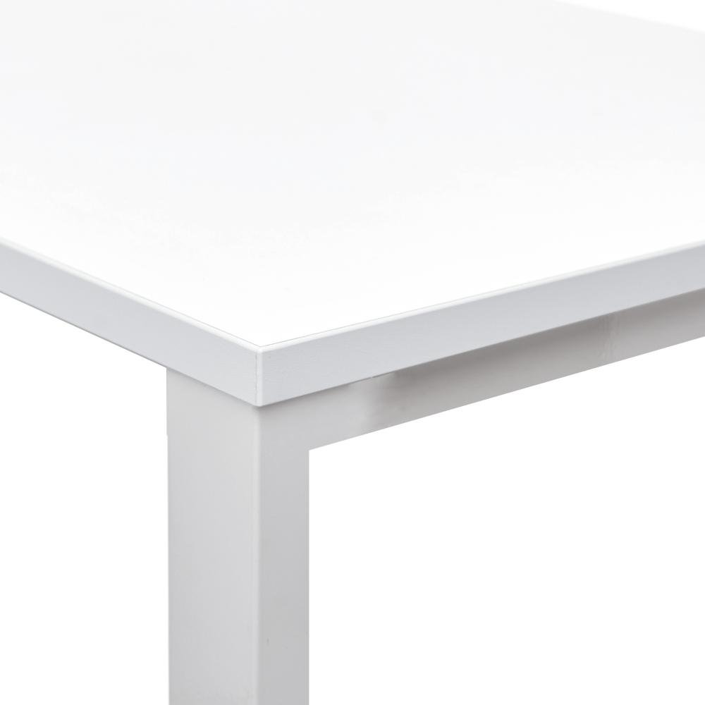 Mesa Rocada Línea Total 160 x 80 cm Blanco / Blanco