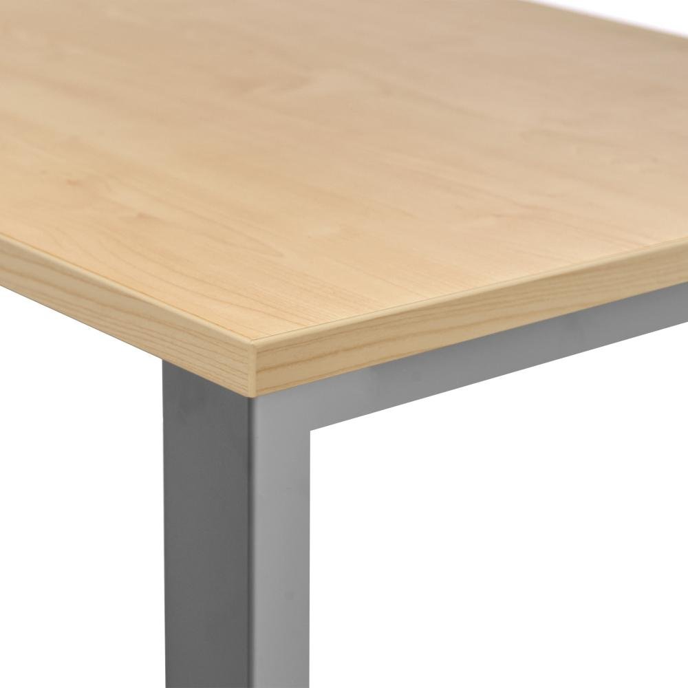 Mesa Rocada Línea Total 180 x 80 cm Aluminio / Haya
