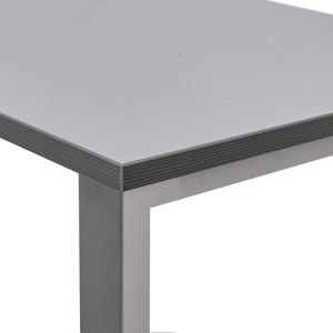 Mesa Rocada Línea Total 180 x 80 cm Aluminio / Gris