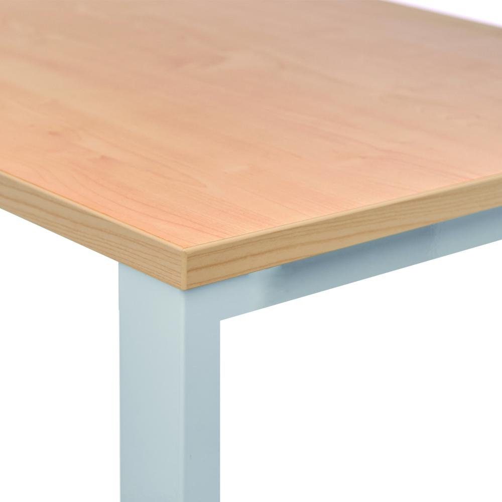 Mesa Rocada Línea Total 180 x 80 cm Blanco / Haya